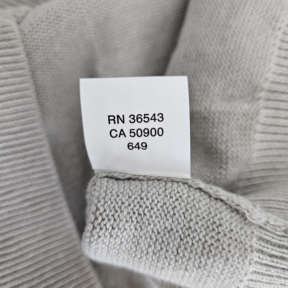 Van Heusen Sweater Vest Gray Sleeveless V Neck Lightweight Pullover Large - Picture 6 of 6